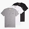 Men T-Shirts A6GH1.3pack Multi Cotton Timberland Men T-Shirts A6GH1.3pack Multi Cotton Timberland