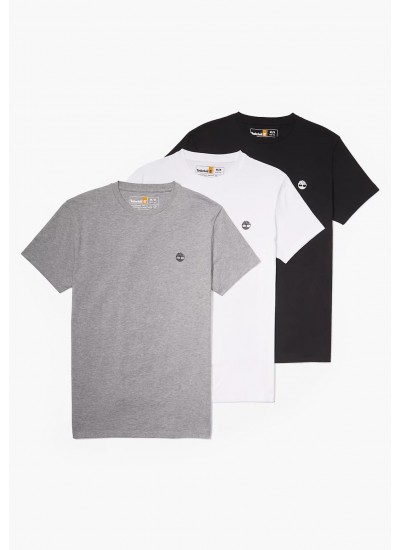 Ανδρικές Μπλούζες TH2508 Μαύρο Βαμβάκι Lacoste