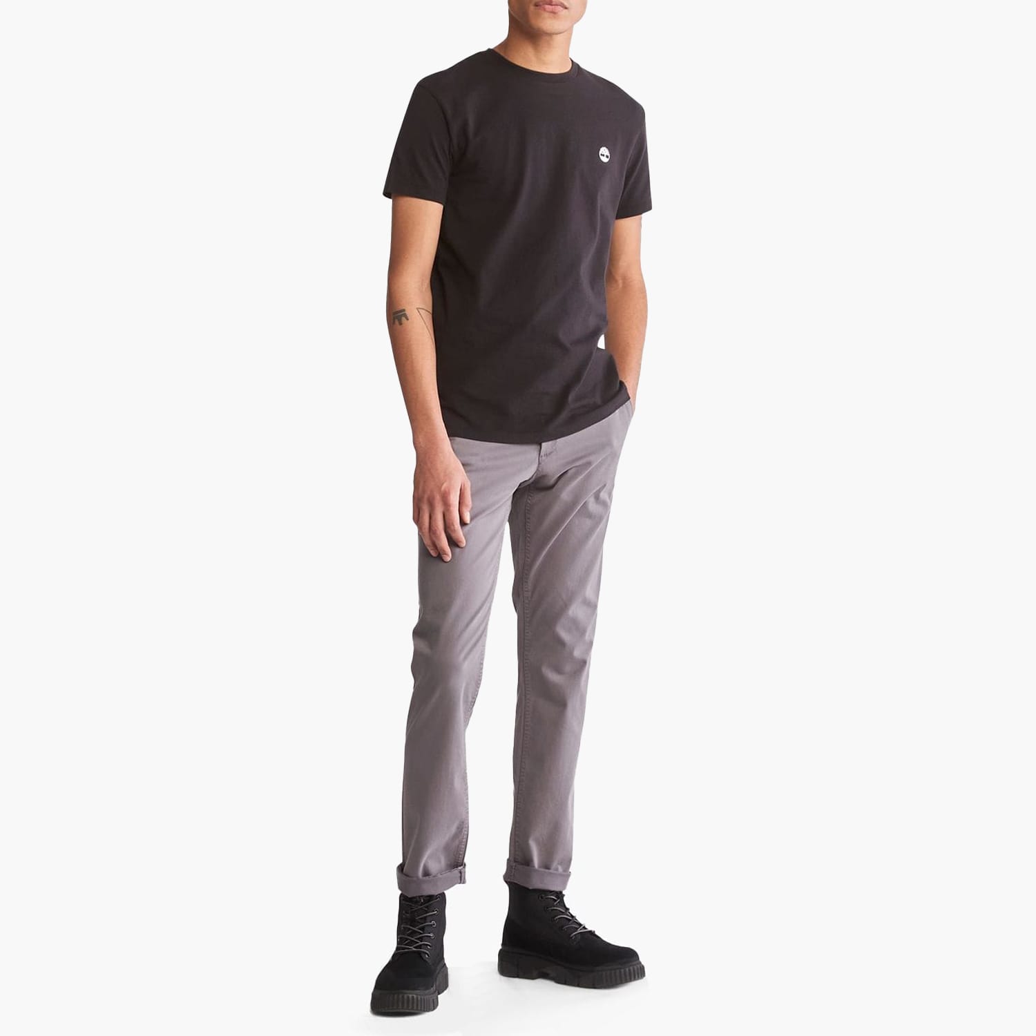 Men T-Shirts A6GH1.3pack Multi Cotton Timberland Men T-Shirts A6GH1.3pack Multi Cotton Timberland