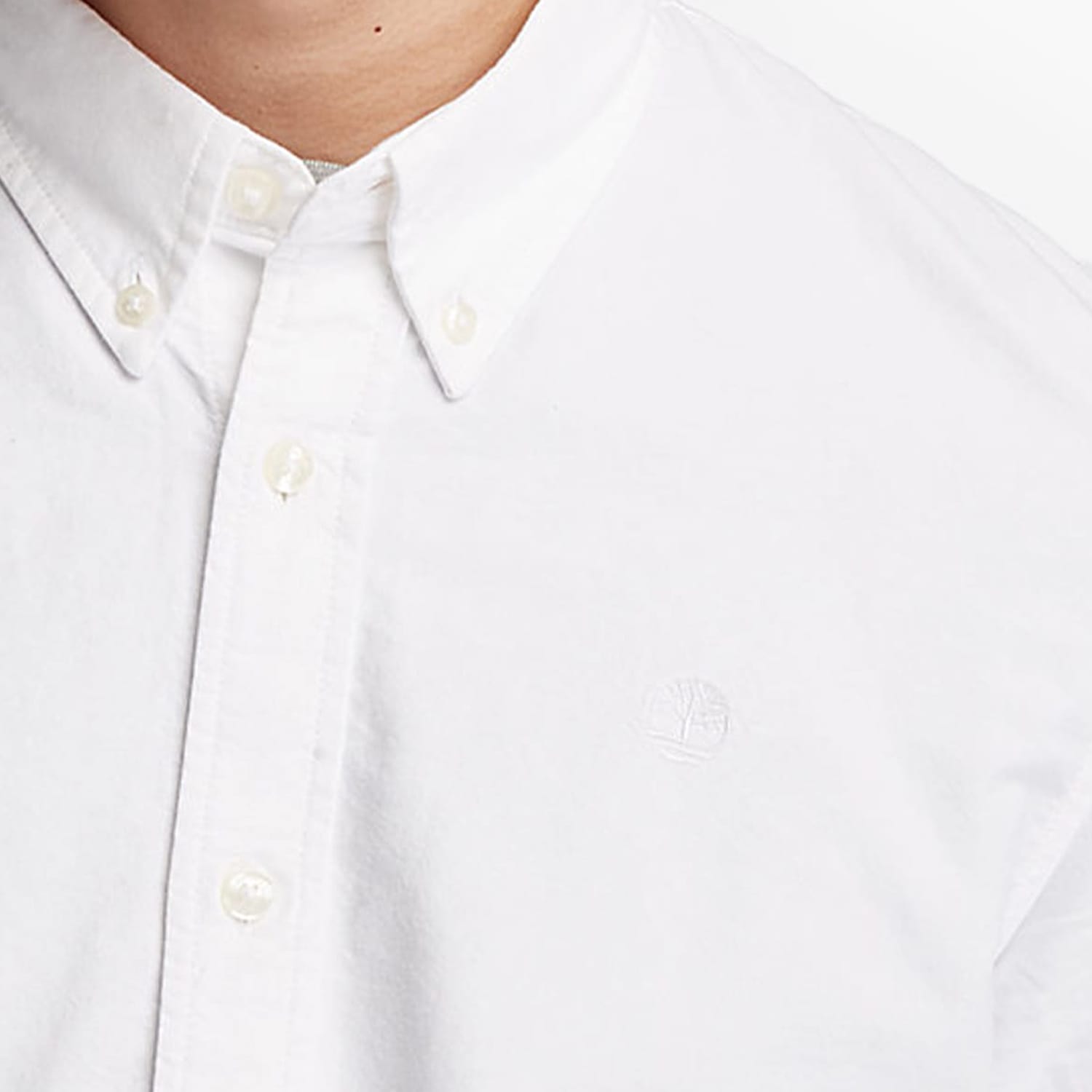 Men Shirts A6GPN White Cotton Timberland Men Shirts A6GPN White Cotton Timberland