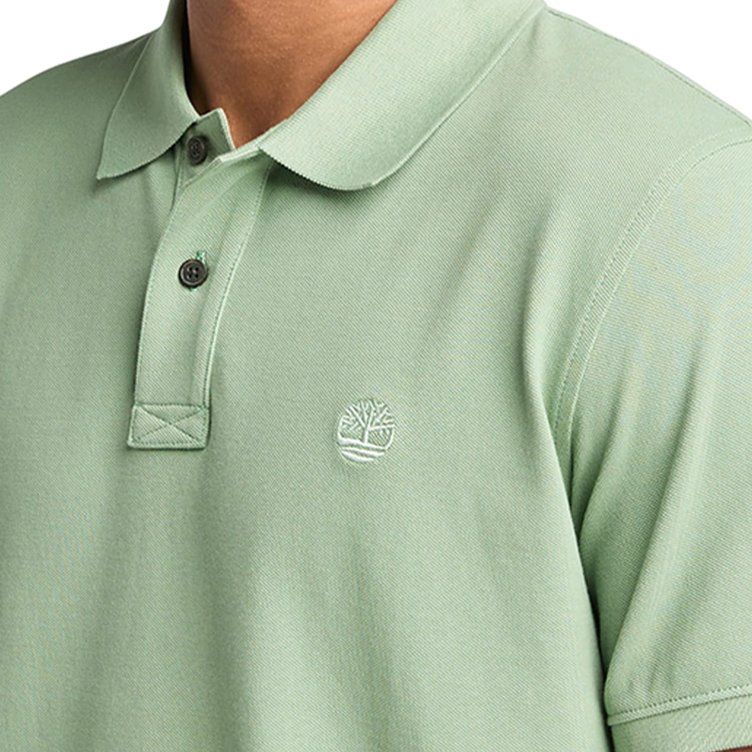 Men T-Shirts A6VDP Green Cotton Timberland Men T-Shirts A6VDP Green Cotton Timberland