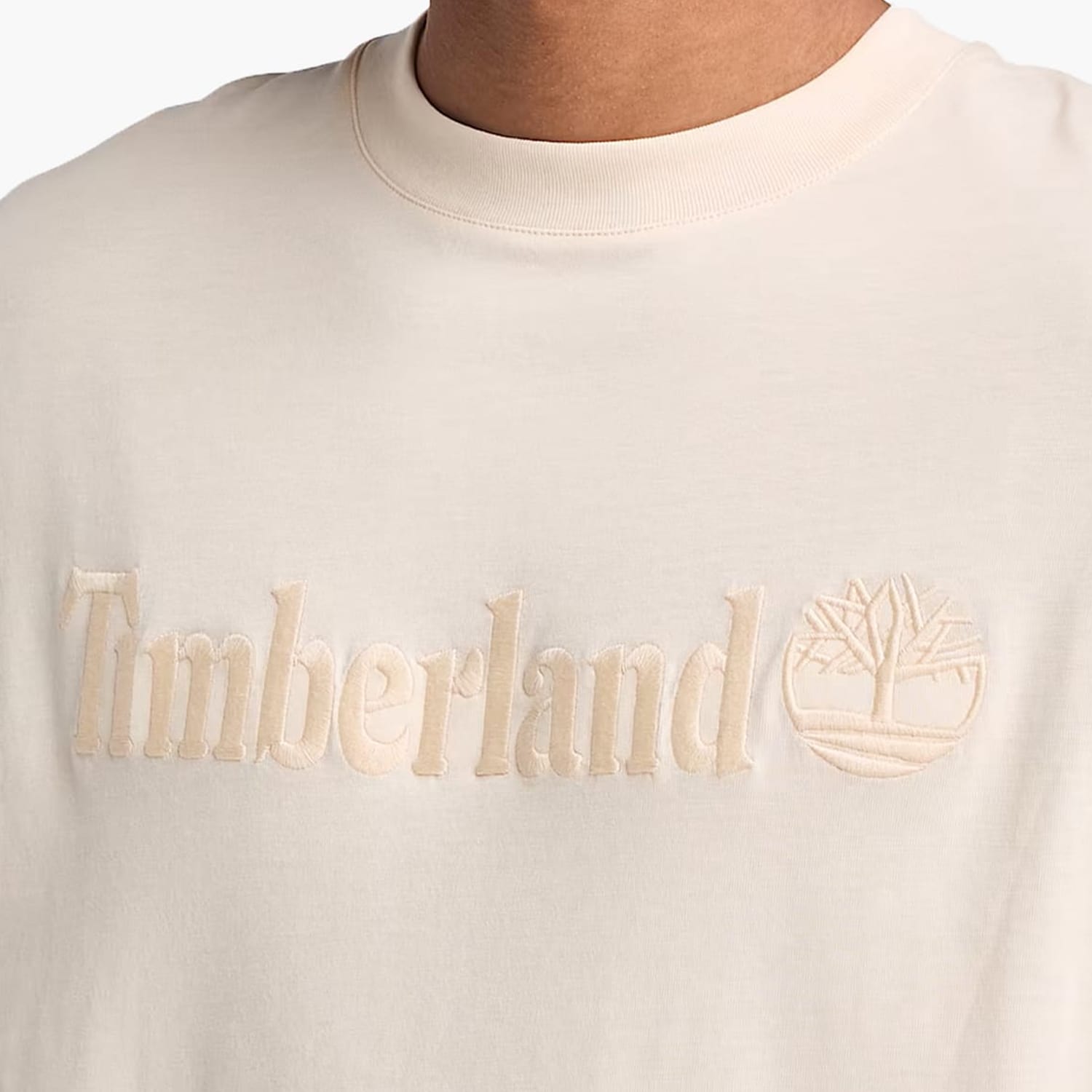 Ανδρικές Μπλούζες A6VPE Άσπρο Βαμβάκι Timberland Ανδρικές Μπλούζες A6VPE Άσπρο Βαμβάκι Timberland