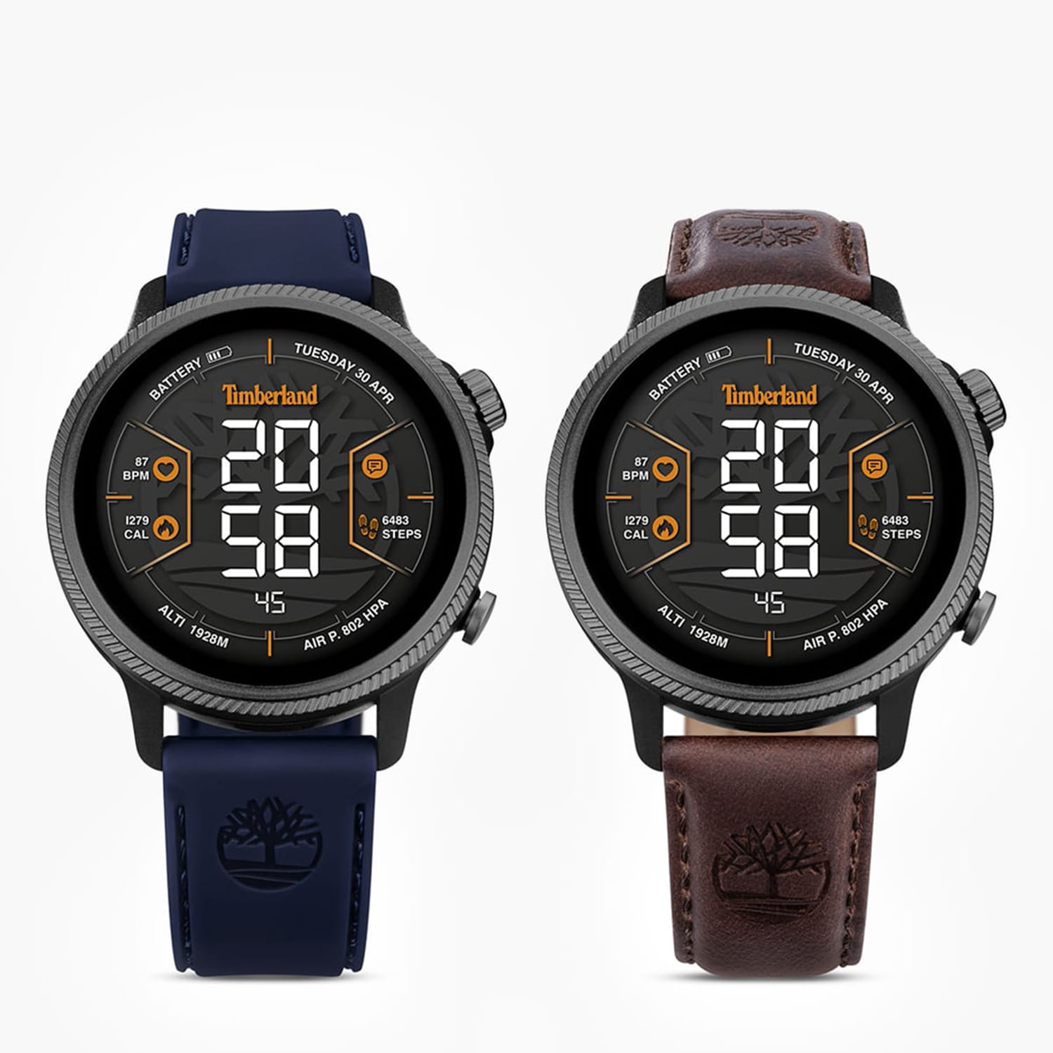 TDIGB0064502.Set Brown Zinc Alloy Metal Timberland