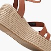 Γυναικείες Πλατφόρμες Χαμηλές Ankle.Strap Ταμπά Δέρμα Tommy Hilfiger