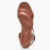 Γυναικείες Πλατφόρμες Χαμηλές Ankle.Strap Ταμπά Δέρμα Tommy Hilfiger