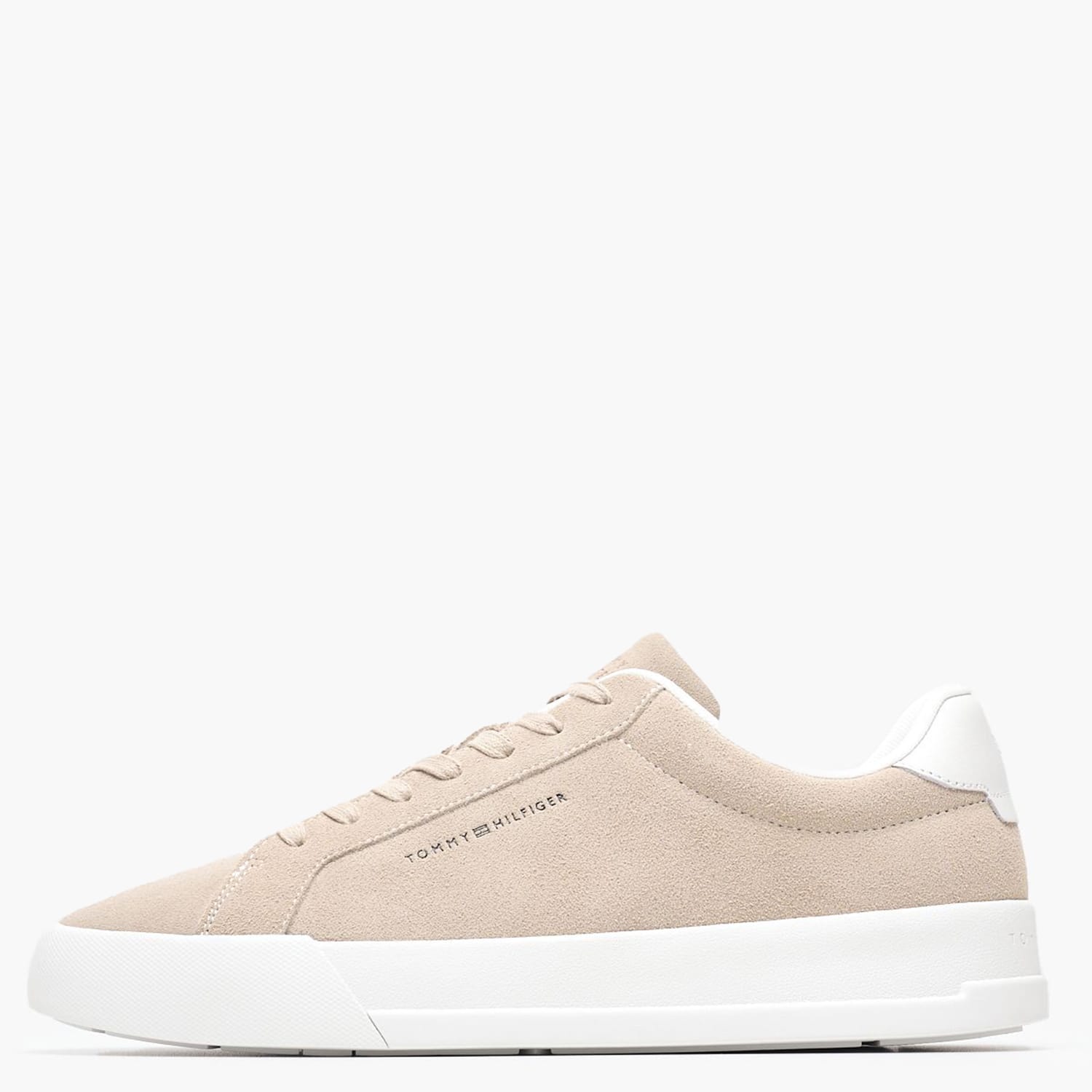 Ανδρικά Παπούτσια Casual Better.Suede Μπεζ Δέρμα Καστόρι Tommy Hilfiger