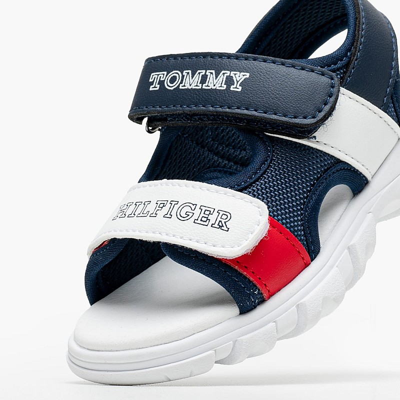 Kids Flip Flops & Sandals Bwr.Sandal Blue ECOleather-Fabric Tommy Hilfiger