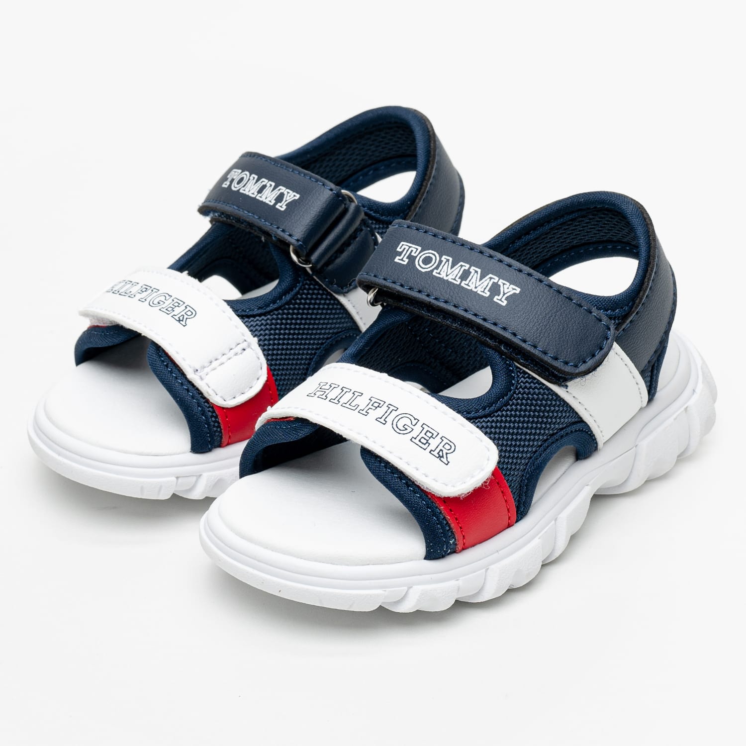 Kids Flip Flops & Sandals Bwr.Sandal Blue ECOleather-Fabric Tommy Hilfiger Kids Flip Flops & Sandals Bwr.Sandal Blue ECOleather-Fabric Tommy Hilfiger