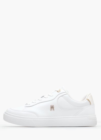 Γυναικείες Μπαλαρίνες Essential.Ballerina Μαύρο Δέρμα Tommy Hilfiger
