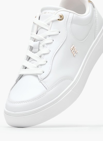 Γυναικείες Μπαλαρίνες Essential.Ballerina Μαύρο Δέρμα Tommy Hilfiger
