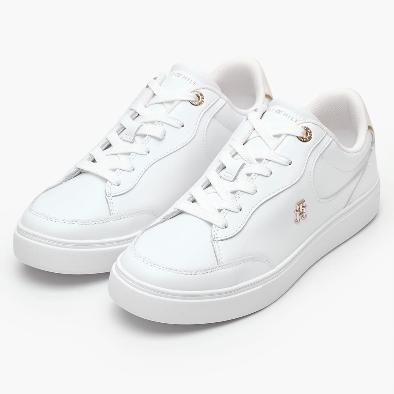 Γυναικεία Παπούτσια Casual Chic.Court Άσπρο Δέρμα Tommy Hilfiger Γυναικεία Παπούτσια Casual Chic.Court Άσπρο Δέρμα Tommy Hilfiger