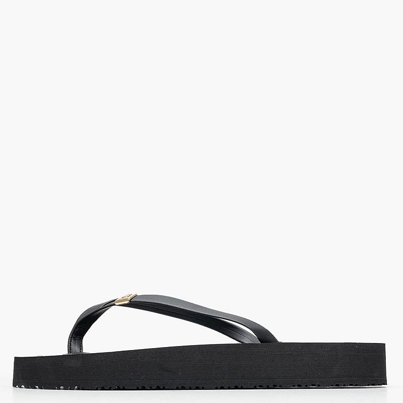 Women Flip Flops & Sandals Chic.Sandal Black ECOleather Tommy Hilfiger