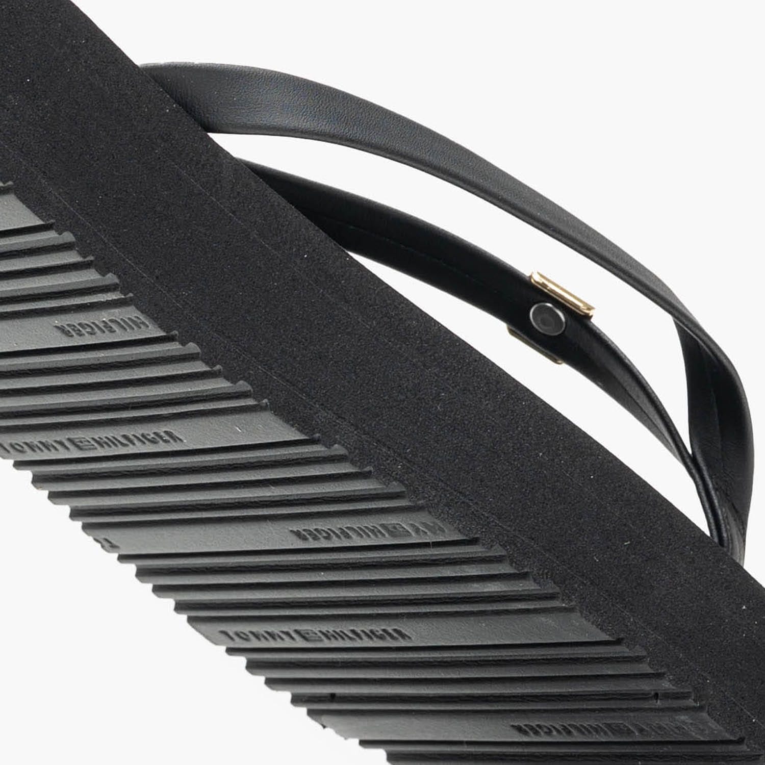 Γυναικείες Σαγιονάρες & Πέδιλα Chic.Sandal Μαύρο ECOleather Tommy Hilfiger Γυναικείες Σαγιονάρες & Πέδιλα Chic.Sandal Μαύρο ECOleather Tommy Hilfiger