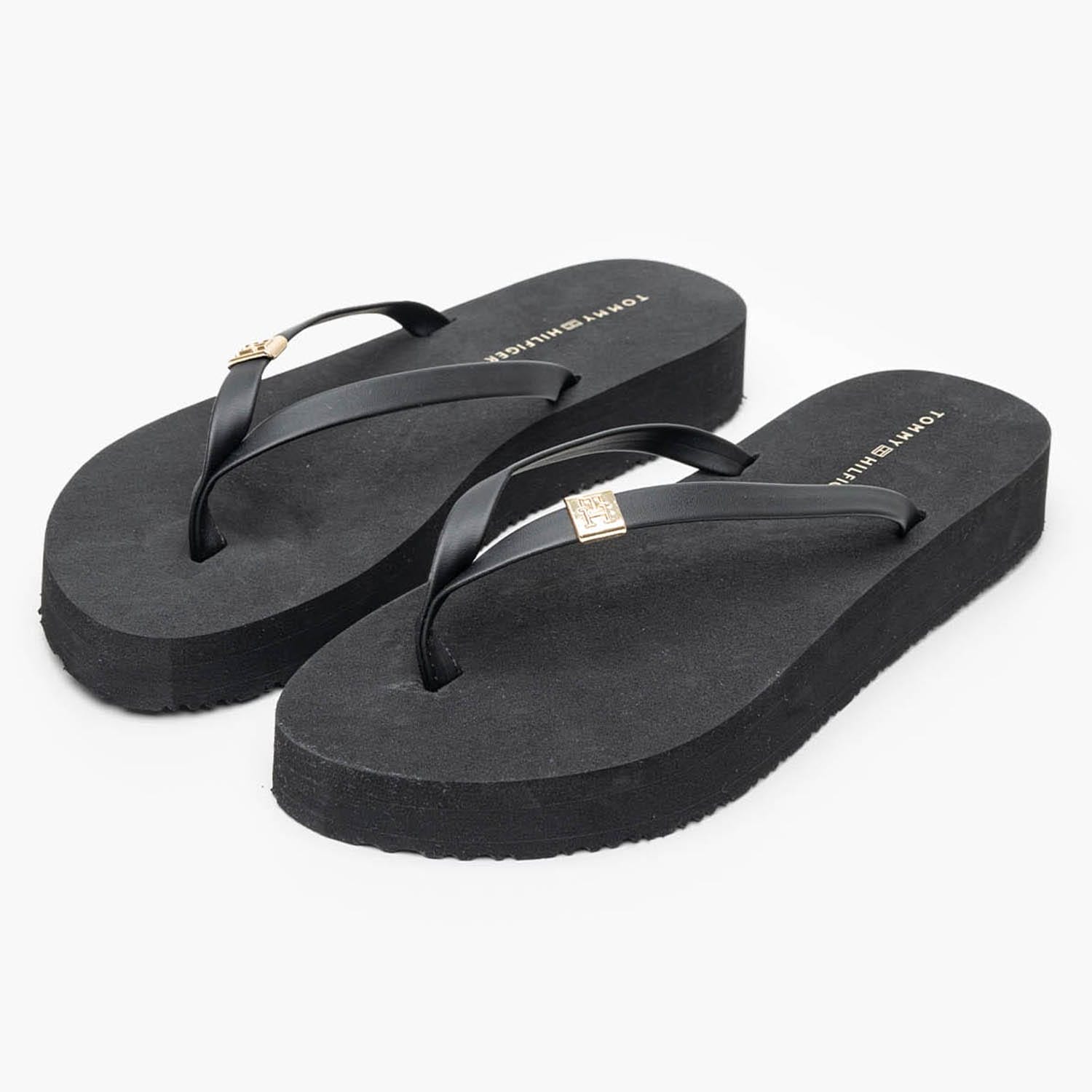 Γυναικείες Σαγιονάρες & Πέδιλα Chic.Sandal Μαύρο ECOleather Tommy Hilfiger Γυναικείες Σαγιονάρες & Πέδιλα Chic.Sandal Μαύρο ECOleather Tommy Hilfiger