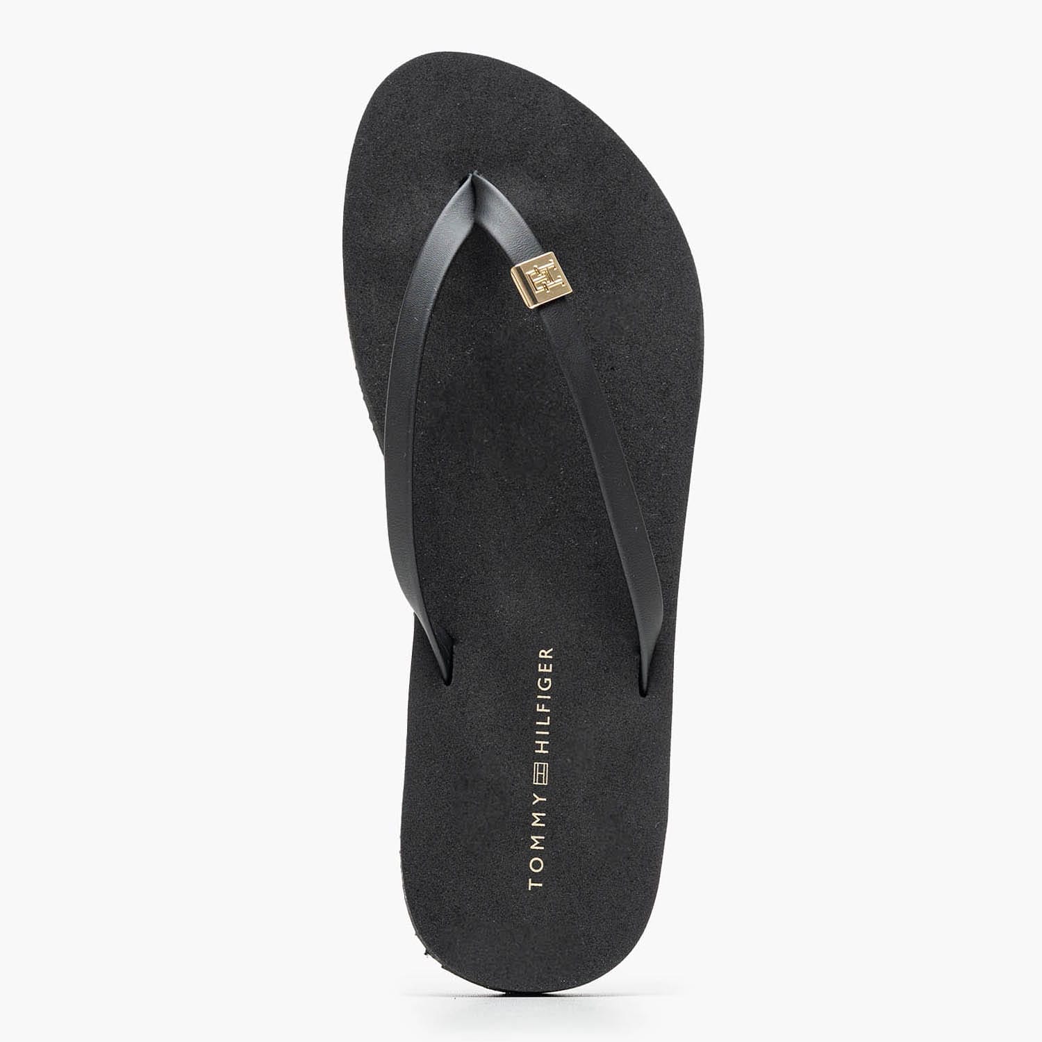 Γυναικείες Σαγιονάρες & Πέδιλα Chic.Sandal Μαύρο ECOleather Tommy Hilfiger Γυναικείες Σαγιονάρες & Πέδιλα Chic.Sandal Μαύρο ECOleather Tommy Hilfiger