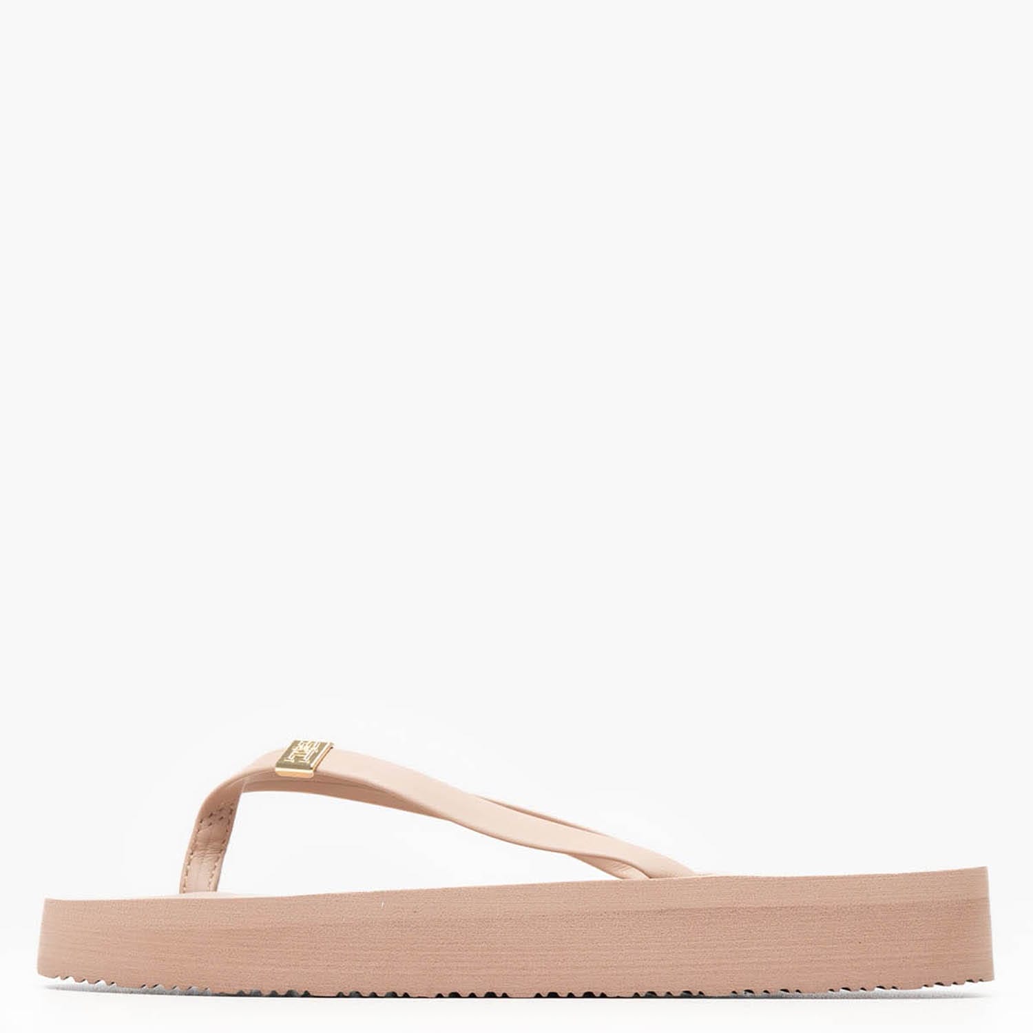 Γυναικείες Σαγιονάρες & Πέδιλα Chic.Sandal Nude ECOleather Tommy Hilfiger