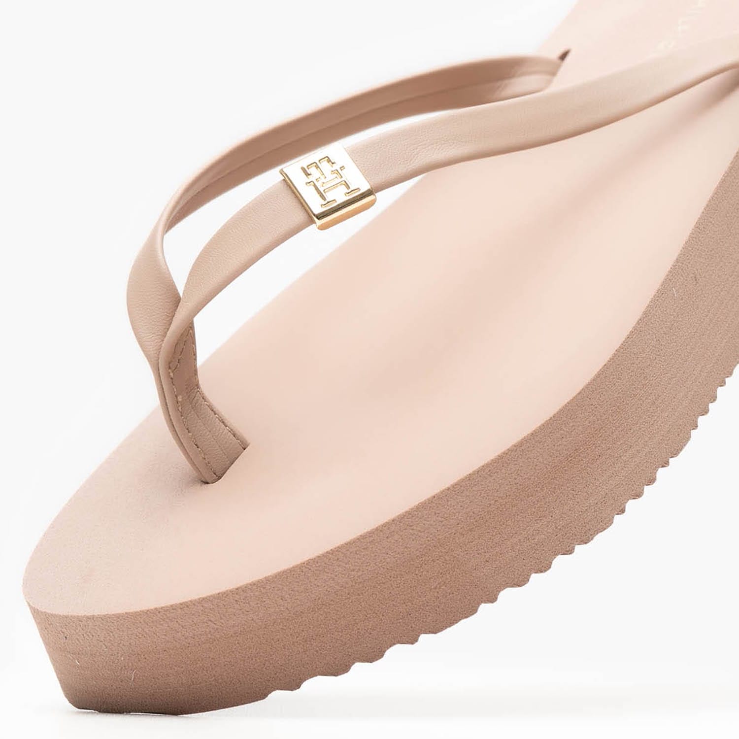 Γυναικείες Σαγιονάρες & Πέδιλα Chic.Sandal Nude ECOleather Tommy Hilfiger