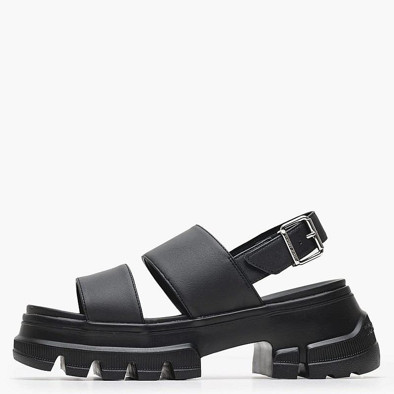 Γυναικεία Πέδιλα Chunky.City Μαύρο ECOleather Tommy Hilfiger