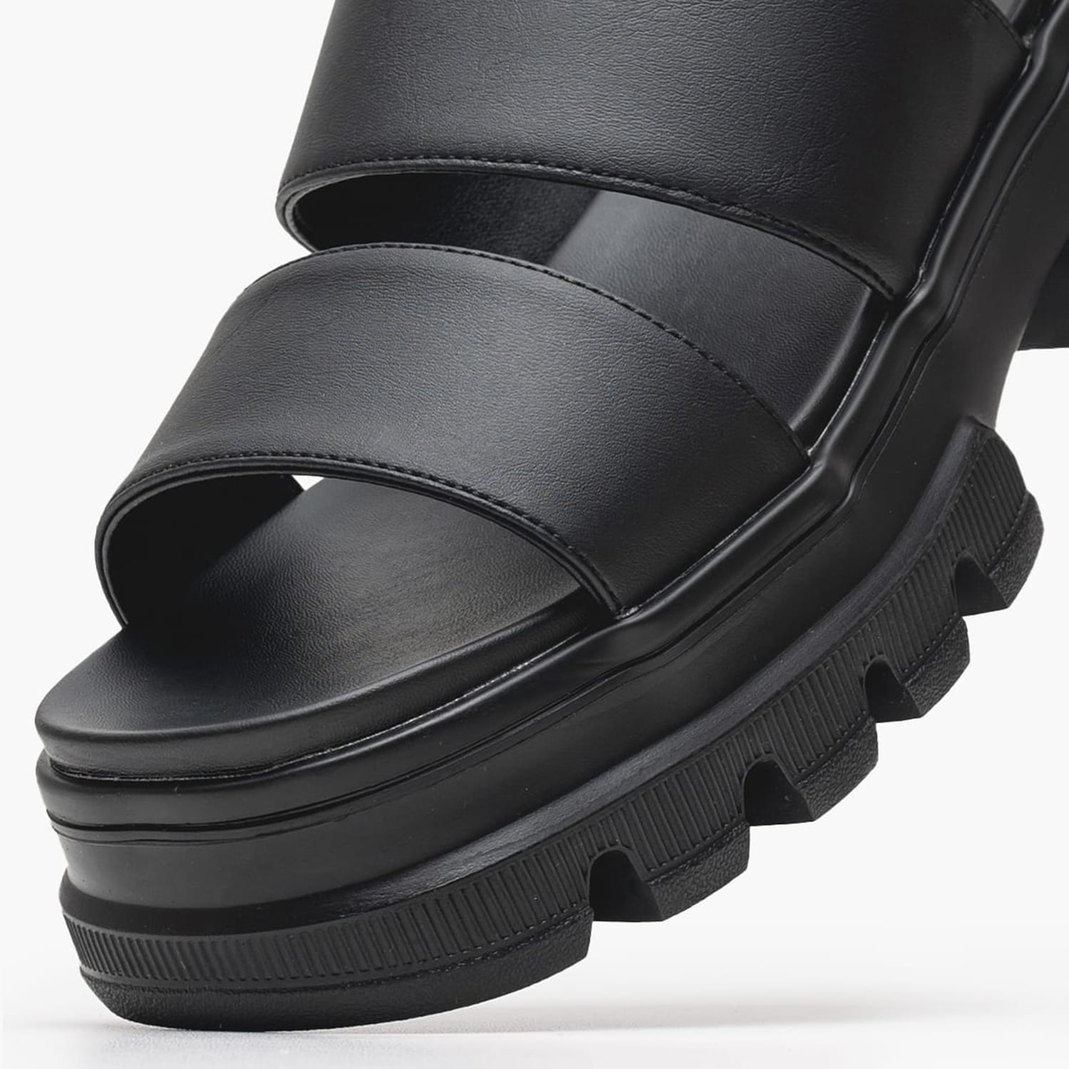 Γυναικεία Πέδιλα Chunky.City Μαύρο ECOleather Tommy Hilfiger