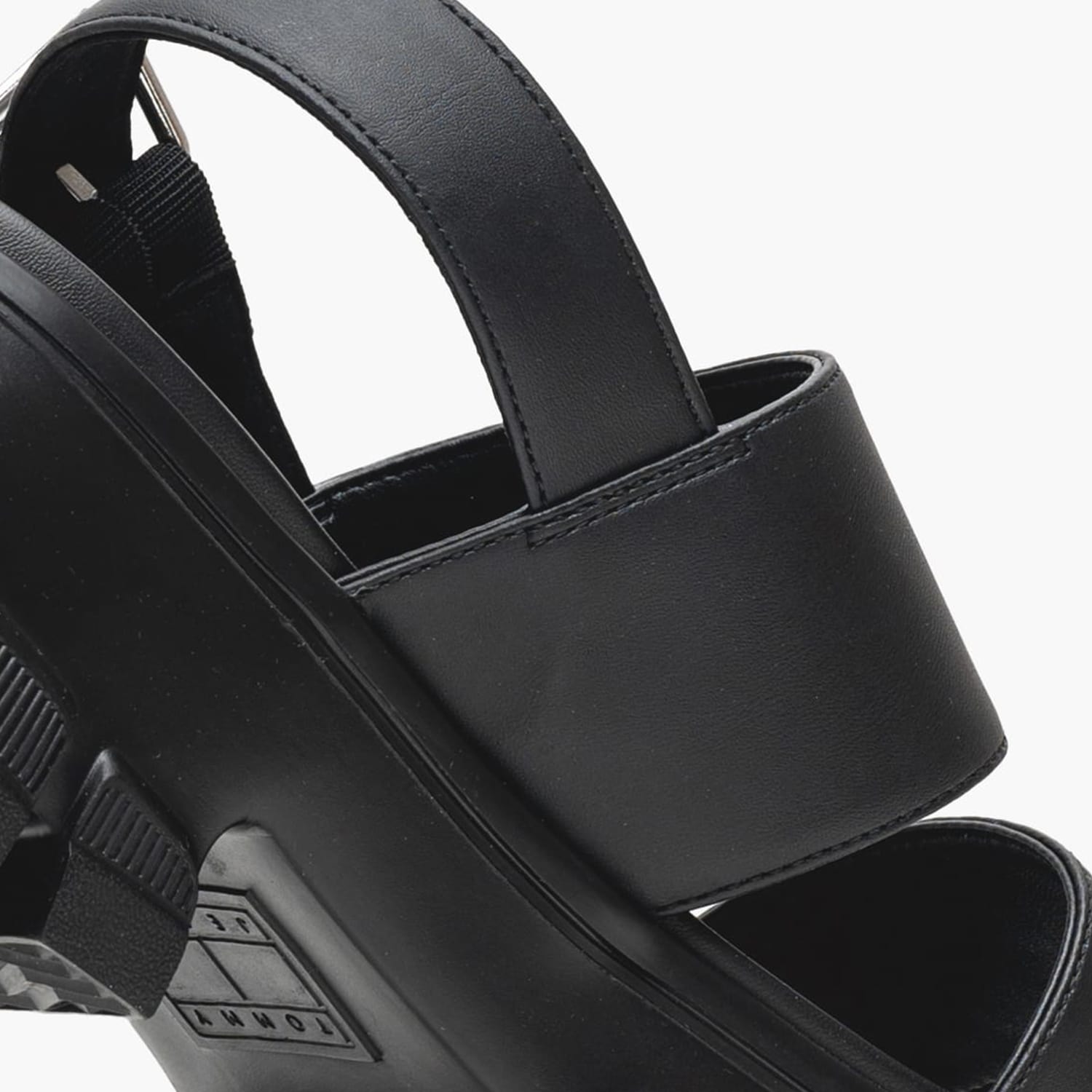 Women Sandals Chunky.City Black ECOleather Tommy Hilfiger Women Sandals Chunky.City Black ECOleather Tommy Hilfiger