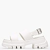 Γυναικεία Πέδιλα Chunky.City Άσπρο ECOleather Tommy Hilfiger