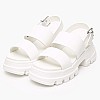 Γυναικεία Πέδιλα Chunky.City Άσπρο ECOleather Tommy Hilfiger