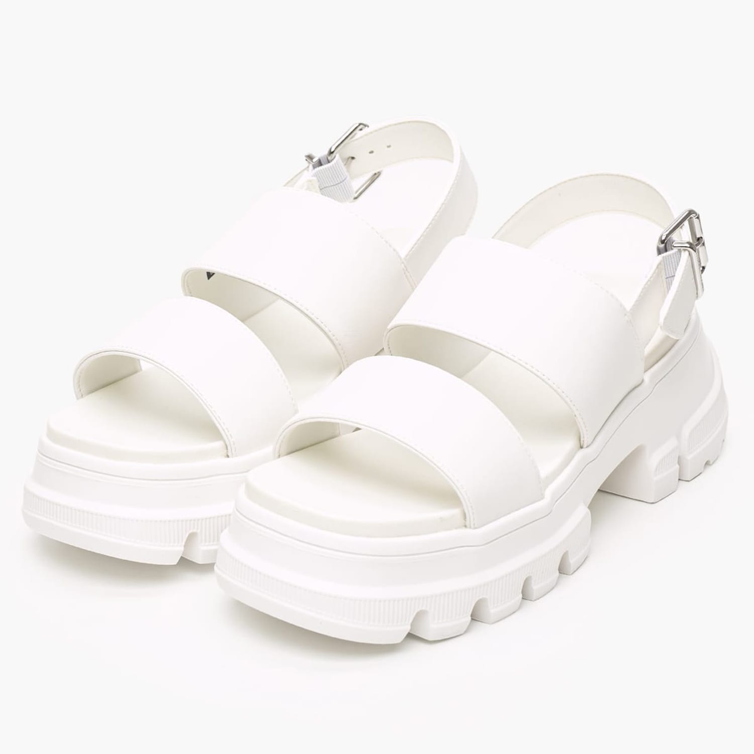 Γυναικεία Πέδιλα Chunky.City Άσπρο ECOleather Tommy Hilfiger