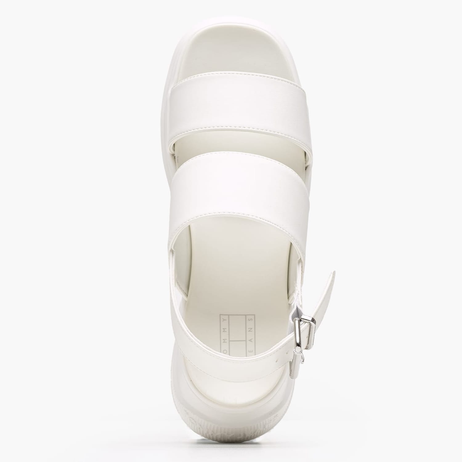 Γυναικεία Πέδιλα Chunky.City Άσπρο ECOleather Tommy Hilfiger