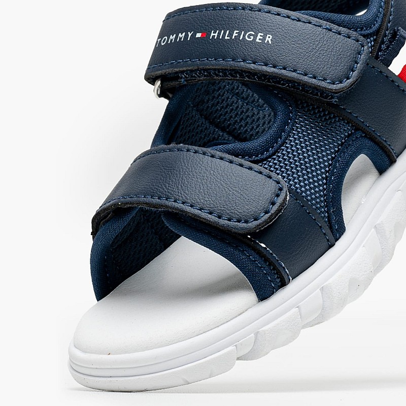 Kids Flip Flops & Sandals Classic.Sandal Blue ECOleather-Fabric Tommy Hilfiger