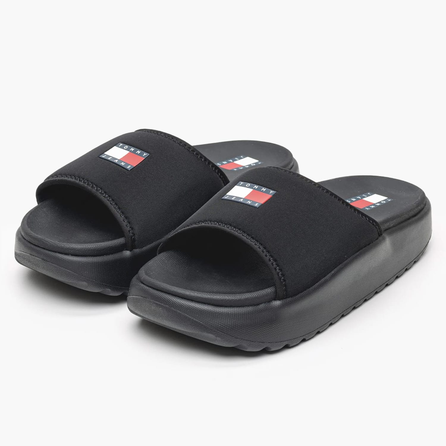 Γυναικείες Σαγιονάρες & Πέδιλα Comfy.Slide Μαύρο Ύφασμα Tommy Hilfiger Γυναικείες Σαγιονάρες & Πέδιλα Comfy.Slide Μαύρο Ύφασμα Tommy Hilfiger