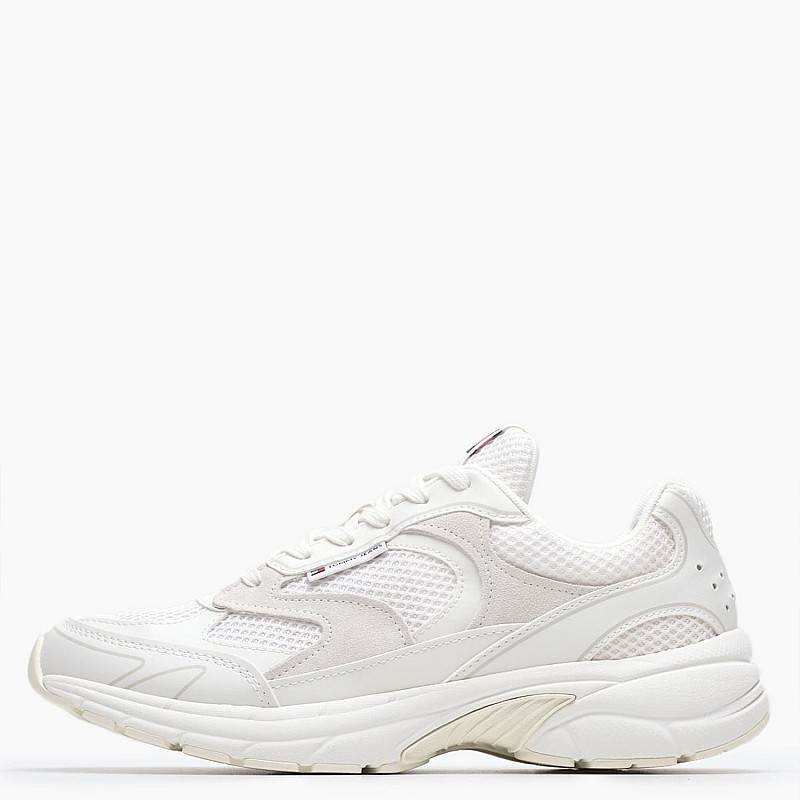 Ανδρικά Παπούτσια Casual Coney.Mn Άσπρο ECOleather-Ύφασμα Tommy Hilfiger
