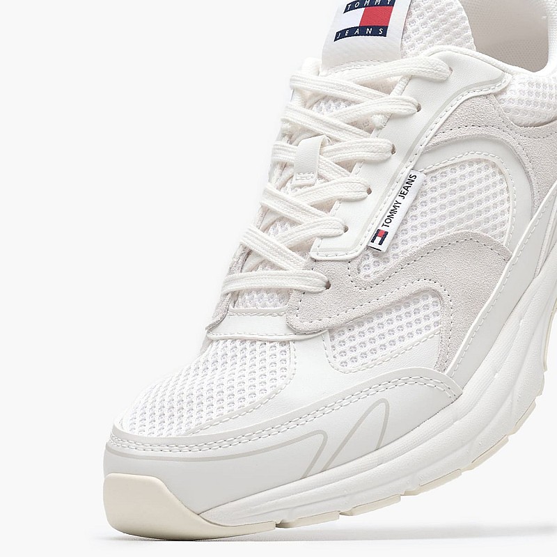 Ανδρικά Παπούτσια Casual Coney.Mn Άσπρο ECOleather-Ύφασμα Tommy Hilfiger
