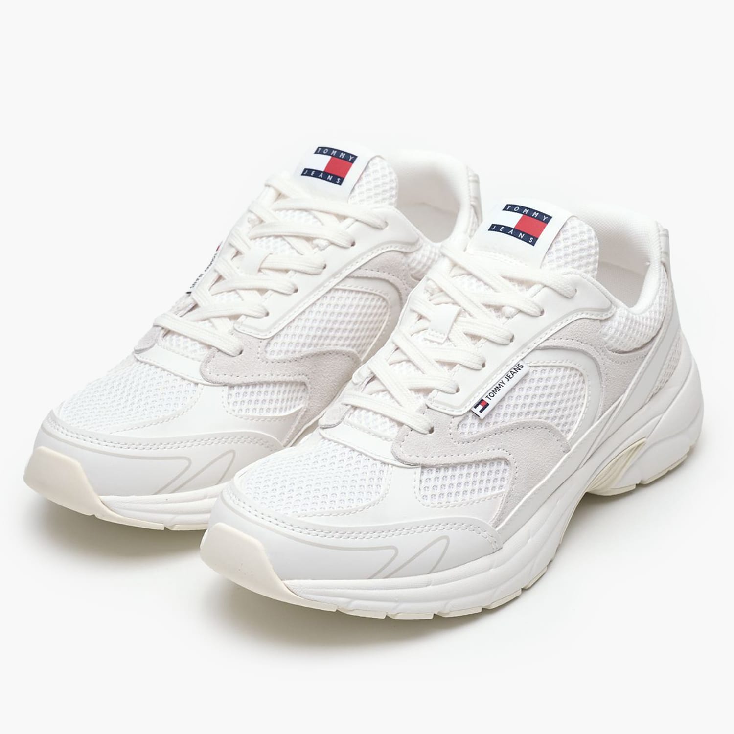 Ανδρικά Παπούτσια Casual Coney.Mn Άσπρο ECOleather-Ύφασμα Tommy Hilfiger