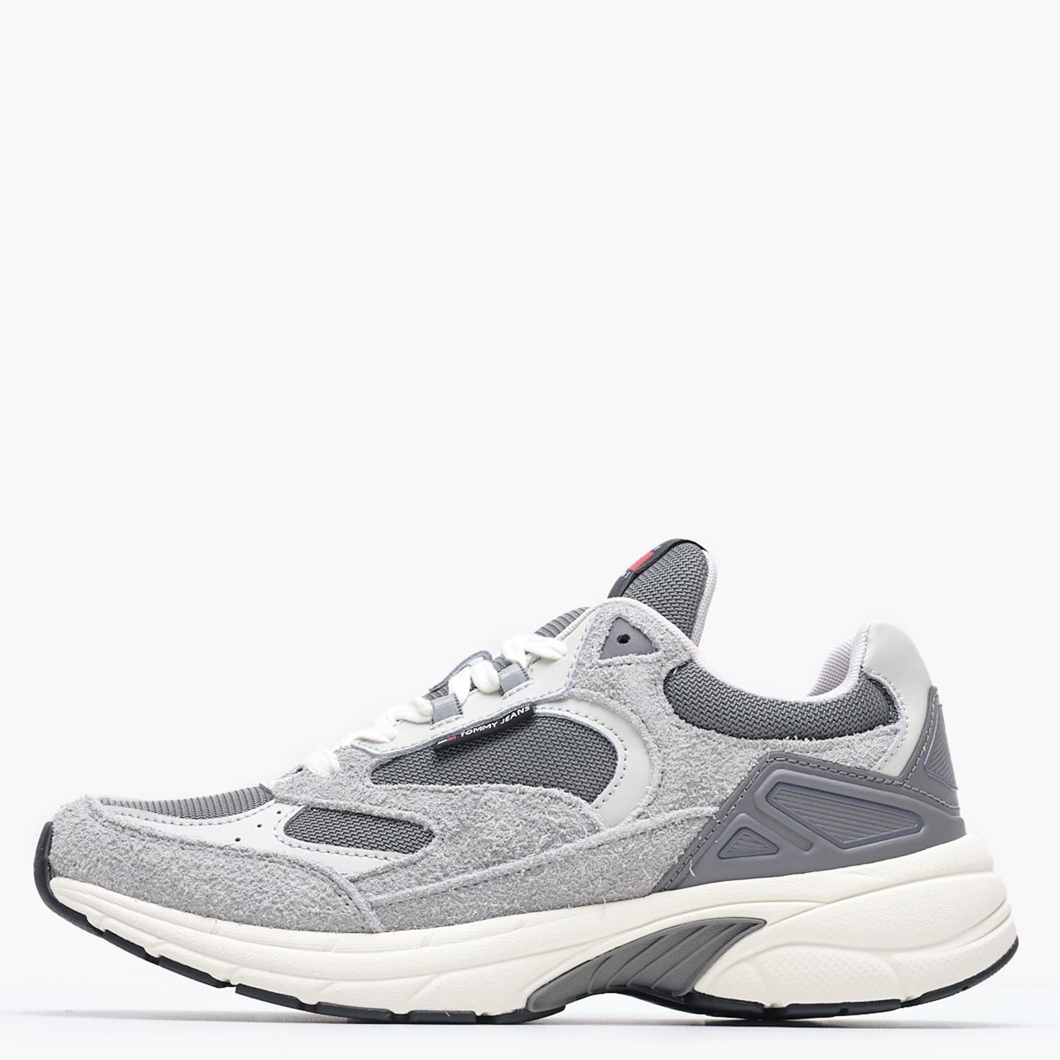 Ανδρικά Παπούτσια Casual Coney.Suede Γκρι Δέρμα Καστόρι-Ύφασμα Tommy Hilfiger