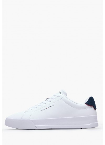 Ανδρικά Παπούτσια Casual Eaton.Street Άσπρο ECOleather Pepe Jeans