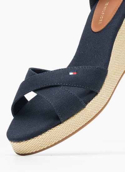 Γυναικείες Πλατφόρμες Χαμηλές 22305 Χρυσό ECOleather Tamaris