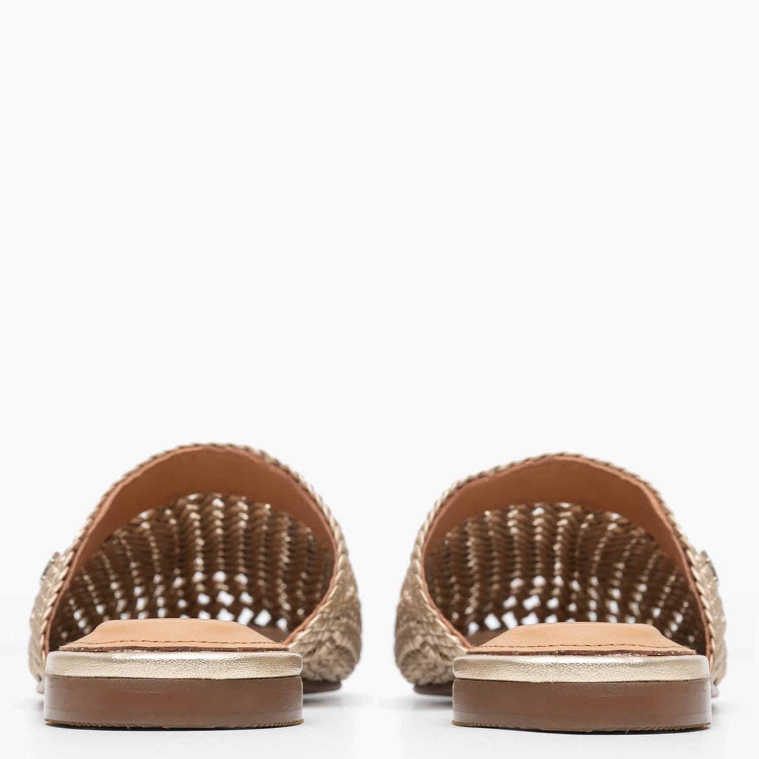 Γυναικεία Mules Crochet.Metallic Χρυσό ECOleather Tommy Hilfiger Γυναικεία Mules Crochet.Metallic Χρυσό ECOleather Tommy Hilfiger