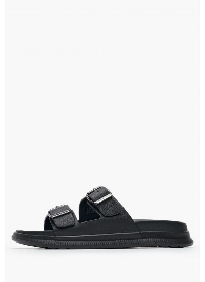 Ανδρικές Σαγιονάρες & Πέδιλα Arizona.Bs.Nman Μαύρο ECOleather Birkenstock