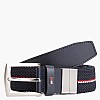 Ανδρικές Ζώνες Denton.Elastic Μπλε Δέρμα-Ύφασμα Tommy Hilfiger Ανδρικές Ζώνες Denton.Elastic Μπλε Δέρμα-Ύφασμα Tommy Hilfiger