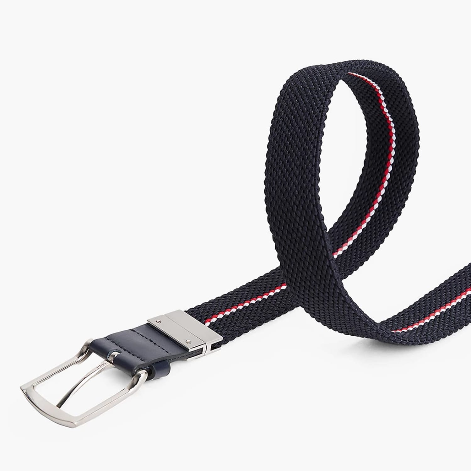 Ανδρικές Ζώνες Denton.Elastic Μπλε Δέρμα-Ύφασμα Tommy Hilfiger Ανδρικές Ζώνες Denton.Elastic Μπλε Δέρμα-Ύφασμα Tommy Hilfiger