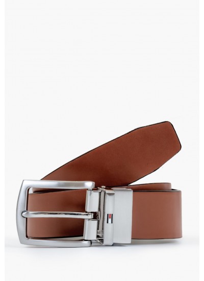 Γυναικείες Ζώνες Timeless.Corp Μπλε Δέρμα Tommy Hilfiger