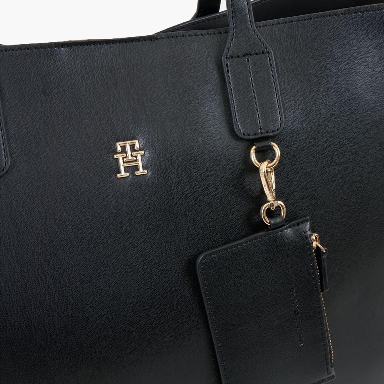 Γυναικείες Τσάντες Distinct.Tote Μαύρο ECOleather Tommy Hilfiger Γυναικείες Τσάντες Distinct.Tote Μαύρο ECOleather Tommy Hilfiger