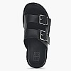 Women Flats Double.Strap Black Leather Tommy Hilfiger Women Flats Double.Strap Black Leather Tommy Hilfiger