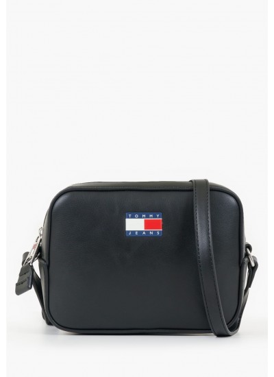 Γυναικείες Τσάντες Ess.Camerabag Μαύρο ECOleather Tommy Hilfiger
