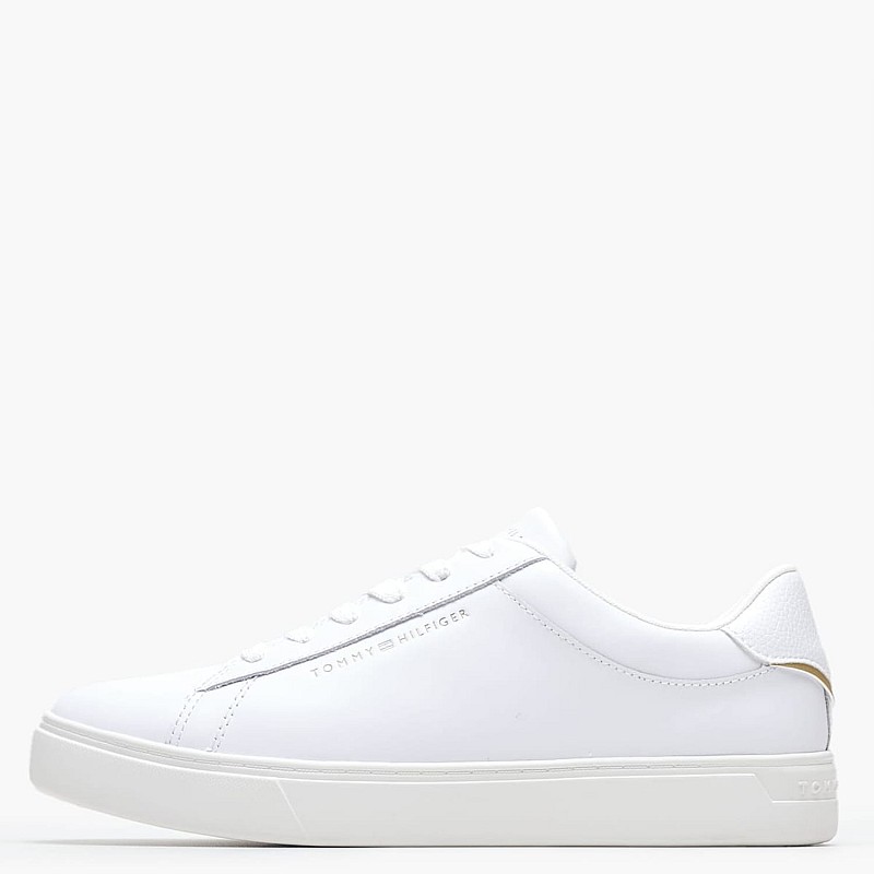 Γυναικεία Παπούτσια Casual Essential.Court Άσπρο Δέρμα Tommy Hilfiger