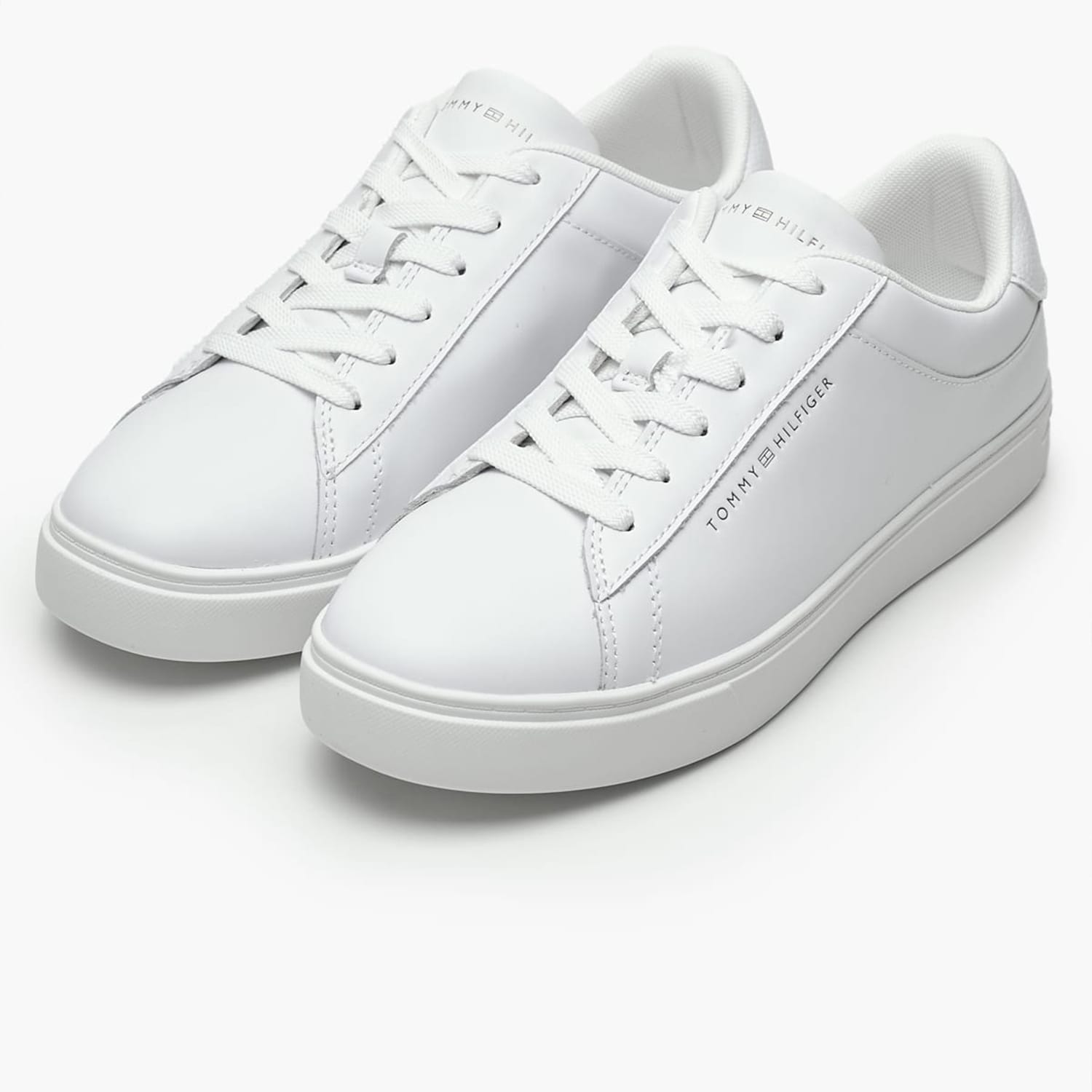 Γυναικεία Παπούτσια Casual Essential.Court Άσπρο Δέρμα Tommy Hilfiger Γυναικεία Παπούτσια Casual Essential.Court Άσπρο Δέρμα Tommy Hilfiger