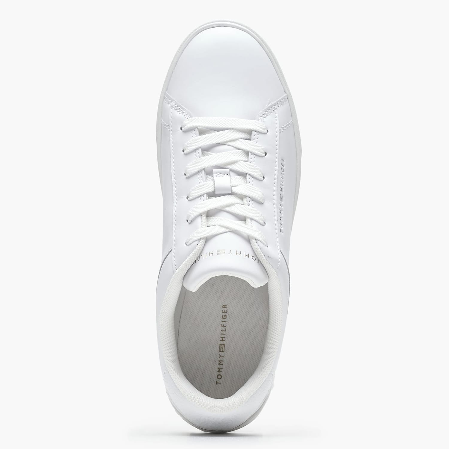 Γυναικεία Παπούτσια Casual Essential.Court Άσπρο Δέρμα Tommy Hilfiger Γυναικεία Παπούτσια Casual Essential.Court Άσπρο Δέρμα Tommy Hilfiger