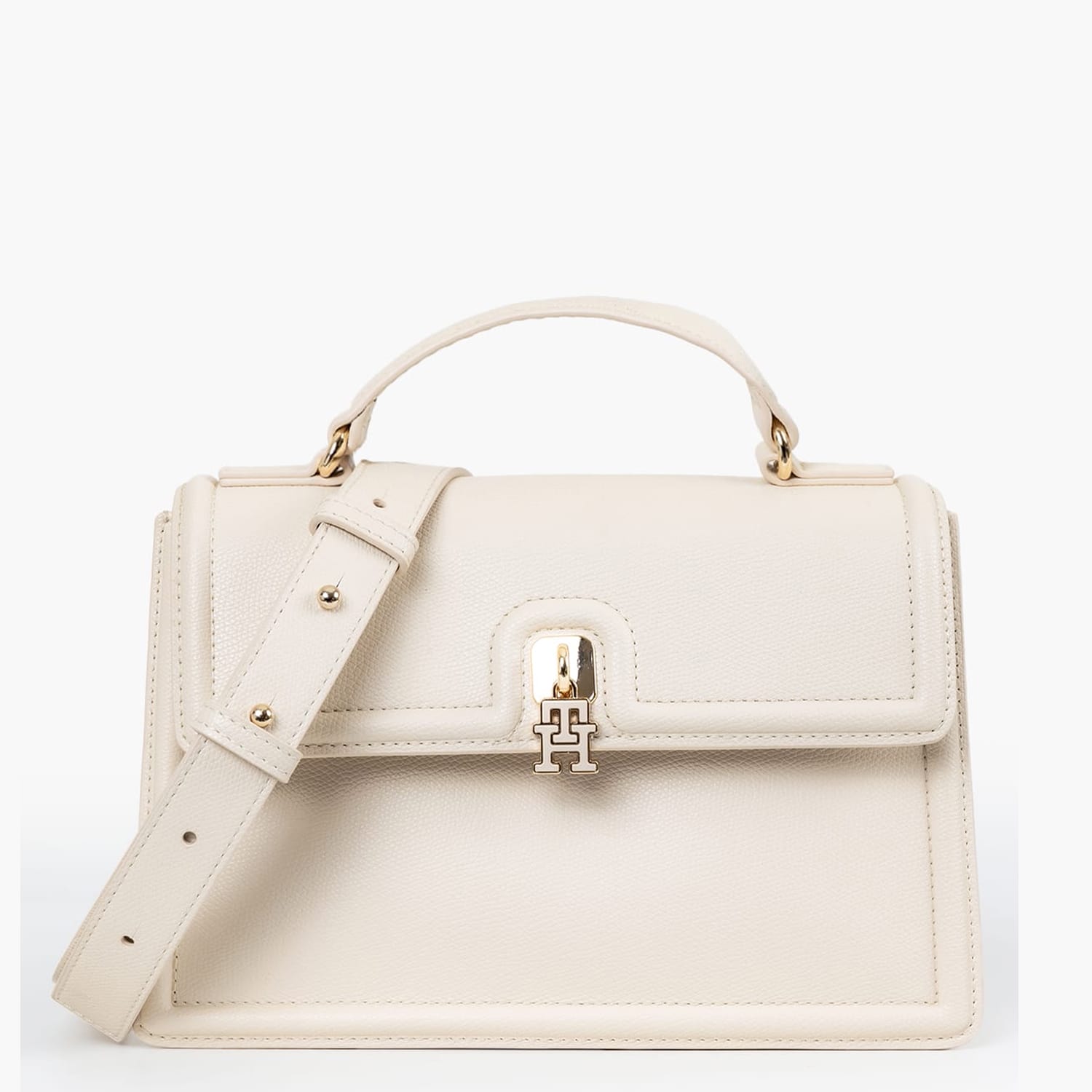Γυναικείες Τσάντες Eternity.Satchel Μπεζ ECOleather Tommy Hilfiger