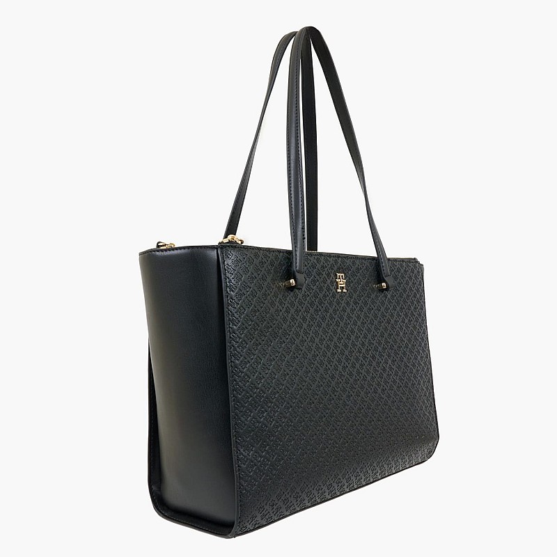 Γυναικείες Τσάντες Eternity.Tote Μαύρο ECOleather Tommy Hilfiger