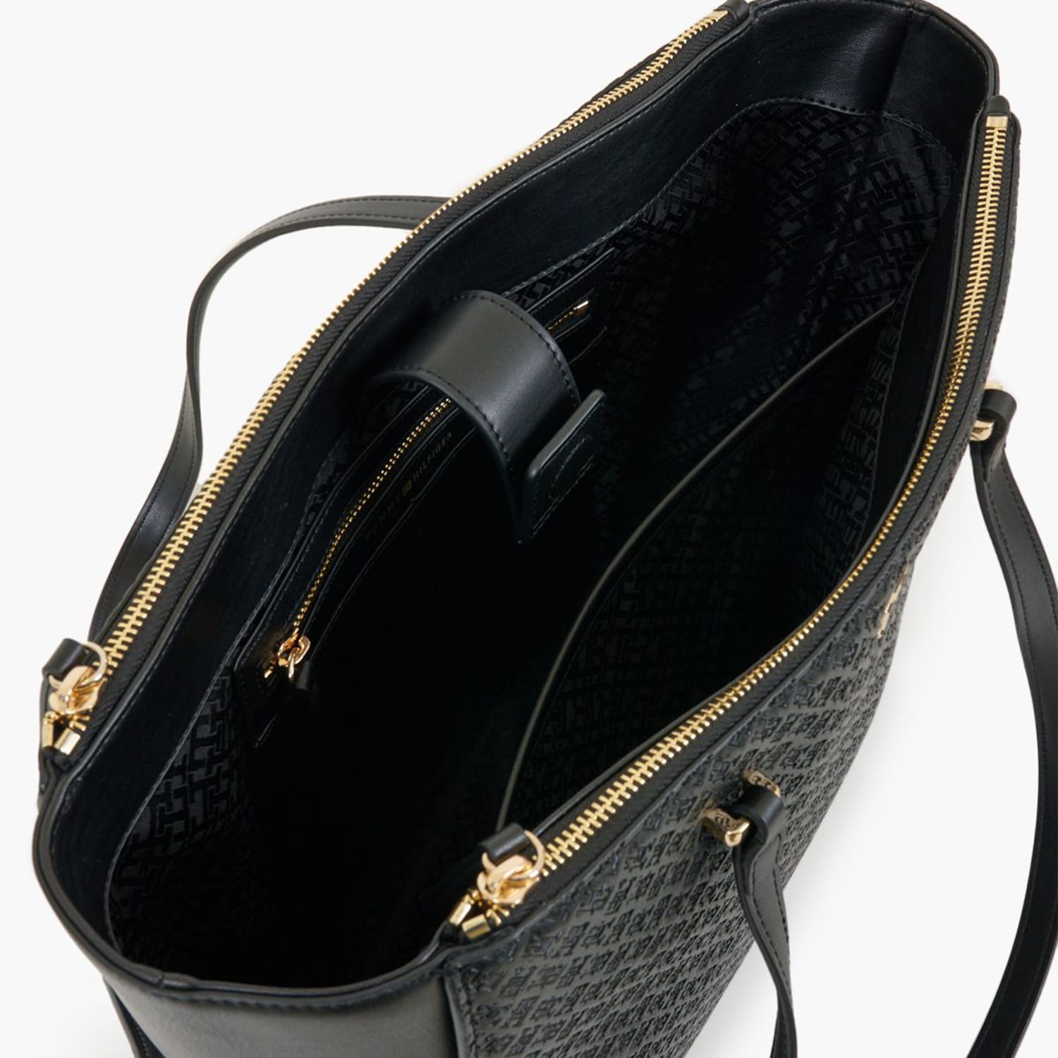 Γυναικείες Τσάντες Eternity.Tote Μαύρο ECOleather Tommy Hilfiger Γυναικείες Τσάντες Eternity.Tote Μαύρο ECOleather Tommy Hilfiger